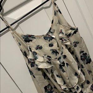 S-Floral Silk Tank Top- Lauren Conrad